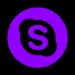 purple skype