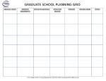 Grad School Planning Grid