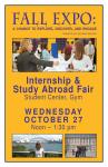Internship and Study Abroad Fair Poster