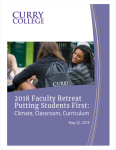 2018 Faculty Retreat Program Cover